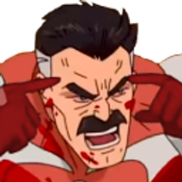 Mustache Man Yell emoji