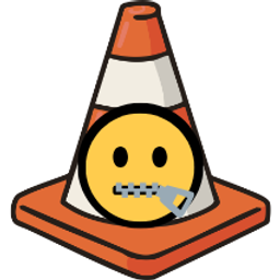 Cone Of Silence emoji