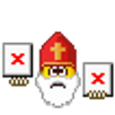 Saint Nick Red X emoji