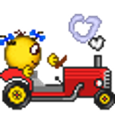 Tractor Girl emoji