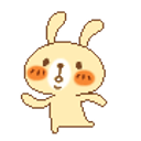 Bunnywigglearms emoji