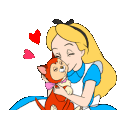 Disneyalice emoji