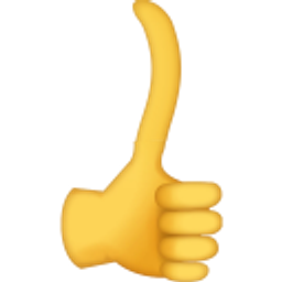 Long Thumbs Up emoji