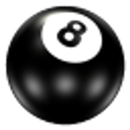 Black 8ball Magic emoji