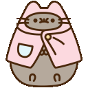 Pusheenrain emoji