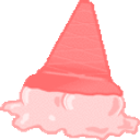 Fallen Ice Cream emoji