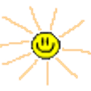 Smiley Sun emoji
