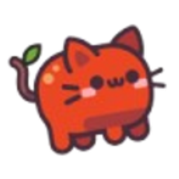 Cute Cat Smile Tail emoji