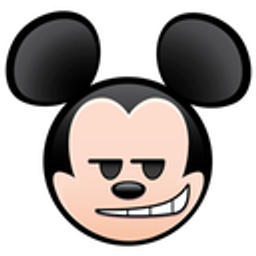 Mickeysmirk emoji