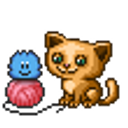 Kitty Licking Boy emoji