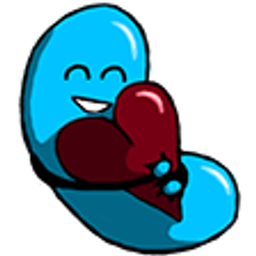Jellybean Hug emoji