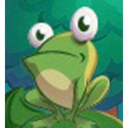 Frog Wide Eyes Surprised emoji