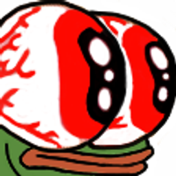 Pepe Eyes Popped emoji