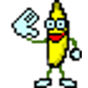 Waving Banana emoji