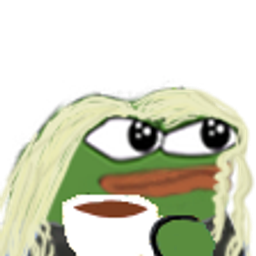 Pepe Blonde Coffee Sip emoji