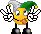 Jester Double Peace emoji
