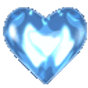 Lightblue Heartspin emoji