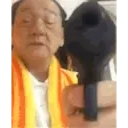 Vietnamesemanwavinghisgun emoji