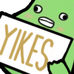 Yikes Sign Bean emoji