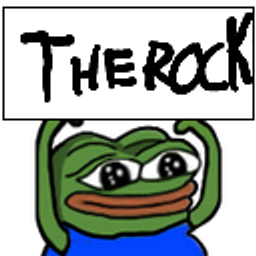 Pepetherock emoji