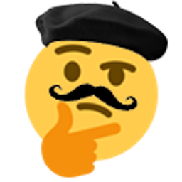 Think Beret emoji