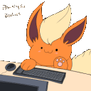 Flareon Typing emoji
