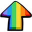 Upvote Pride emoji