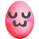 Uwu Rave Egg emoji