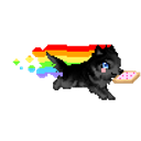 Nyancat Kawaii emoji
