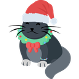 Christmasotter emoji