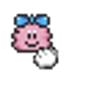 Knuddels Girl Blow Kisses emoji