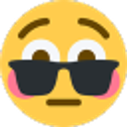 Flushed Cool emoji