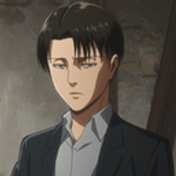 Levi Ackermann Anime Character I emoji