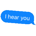 I Hear You emoji