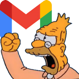 Old Man Yells At Gmail emoji