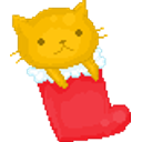 Stocking Kitten emoji