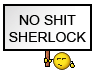 No Shit Sherlock emoji