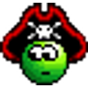 Pirate Blush emoji