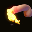 Dickflame emoji