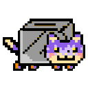 Nyancat Toaster emoji