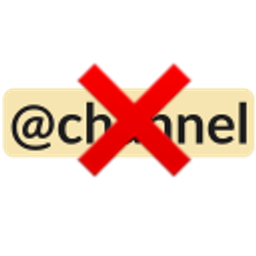 No At Channel emoji