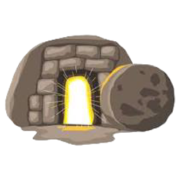 He Is Risen Jesus Empty Tomb Easter emoji