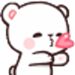 White Bear Kiss emoji