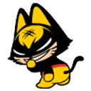 Supercat Giggle emoji