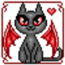 Vampire Kitty emoji