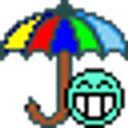 Umbrella Grin emoji