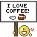 I Love Coffee emoji