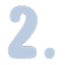 Number Two Blue Simple emoji