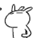 Tuzki 1up emoji