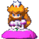 Princess Peach Sitting emoji